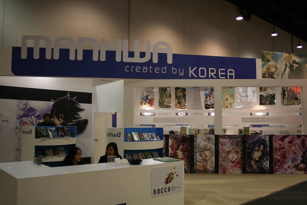 Präsentation koreanischer Comics